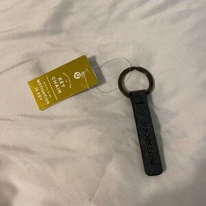 Lululemon Black Keychain with Gold Tag